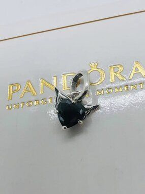 Pandora Winged Heart Mini Dangle Charm